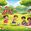 gambar ilustrasi anak-anak bermain