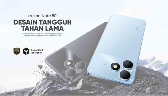 Realme Note 80 Rilis di Indonesia, Harga Rp1,7 Jutaan