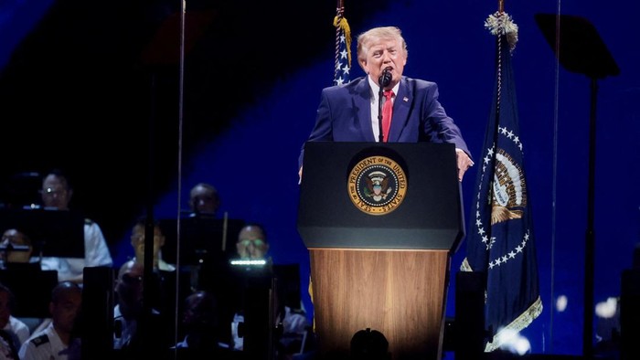 Pidato Trump Memanas, Komunisme Jadi Sasaran
